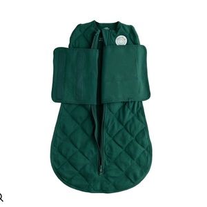 0-6m DREAMLAND baby weighted swaddle in spruce